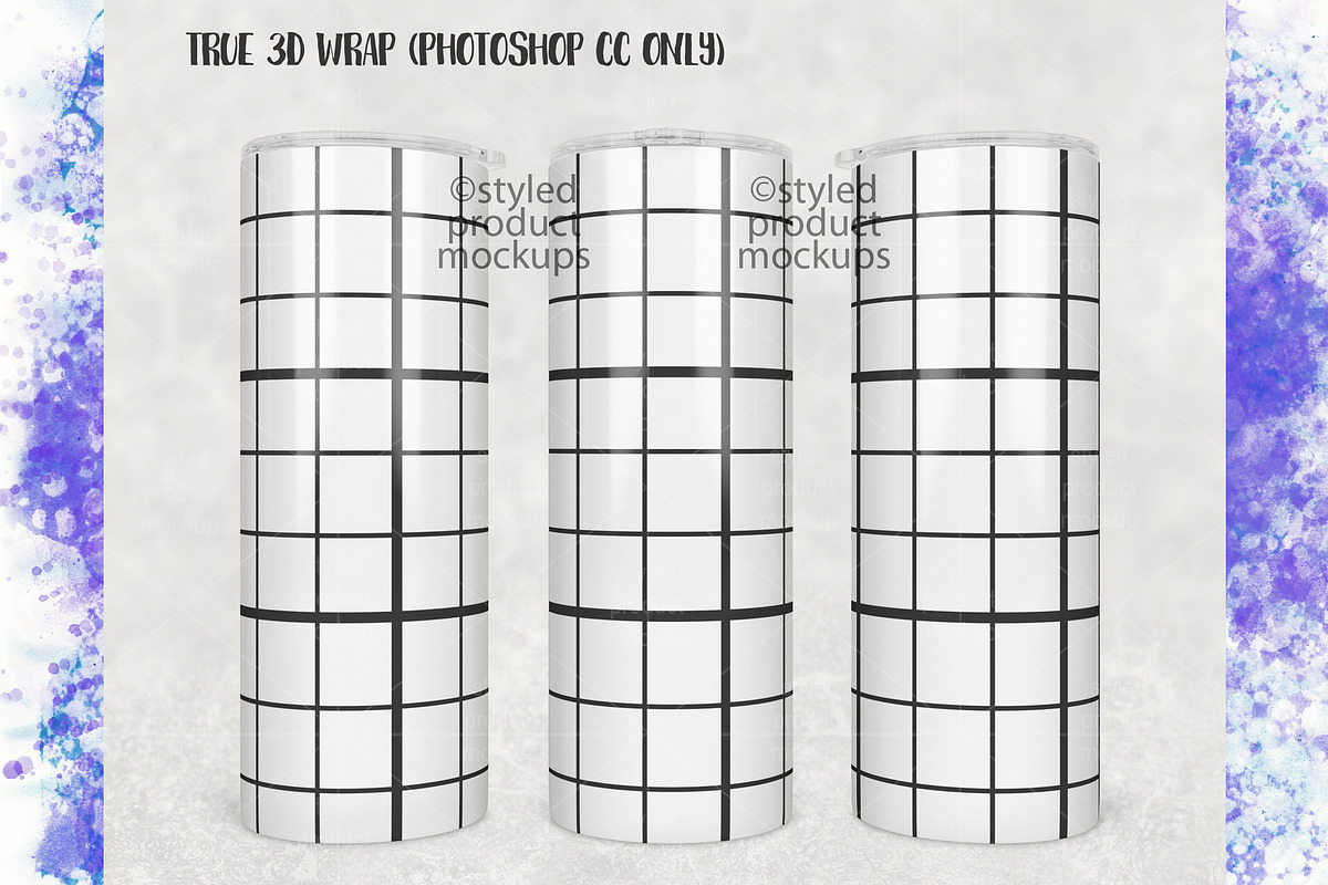 20oz skinny tumbler mockup, a Product Mockup by StyledProductMockups (Photo 5 of 5)