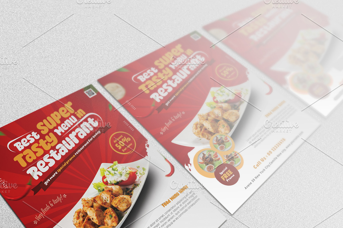 Restaurant Flyer, a Flyer Template by GreenPixi (Photo 1 of 2)