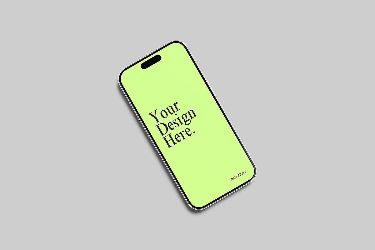 iPhone 16 Pro Mockup, an iPhone Mockup by Graphiculon (Photo 4 of 11)