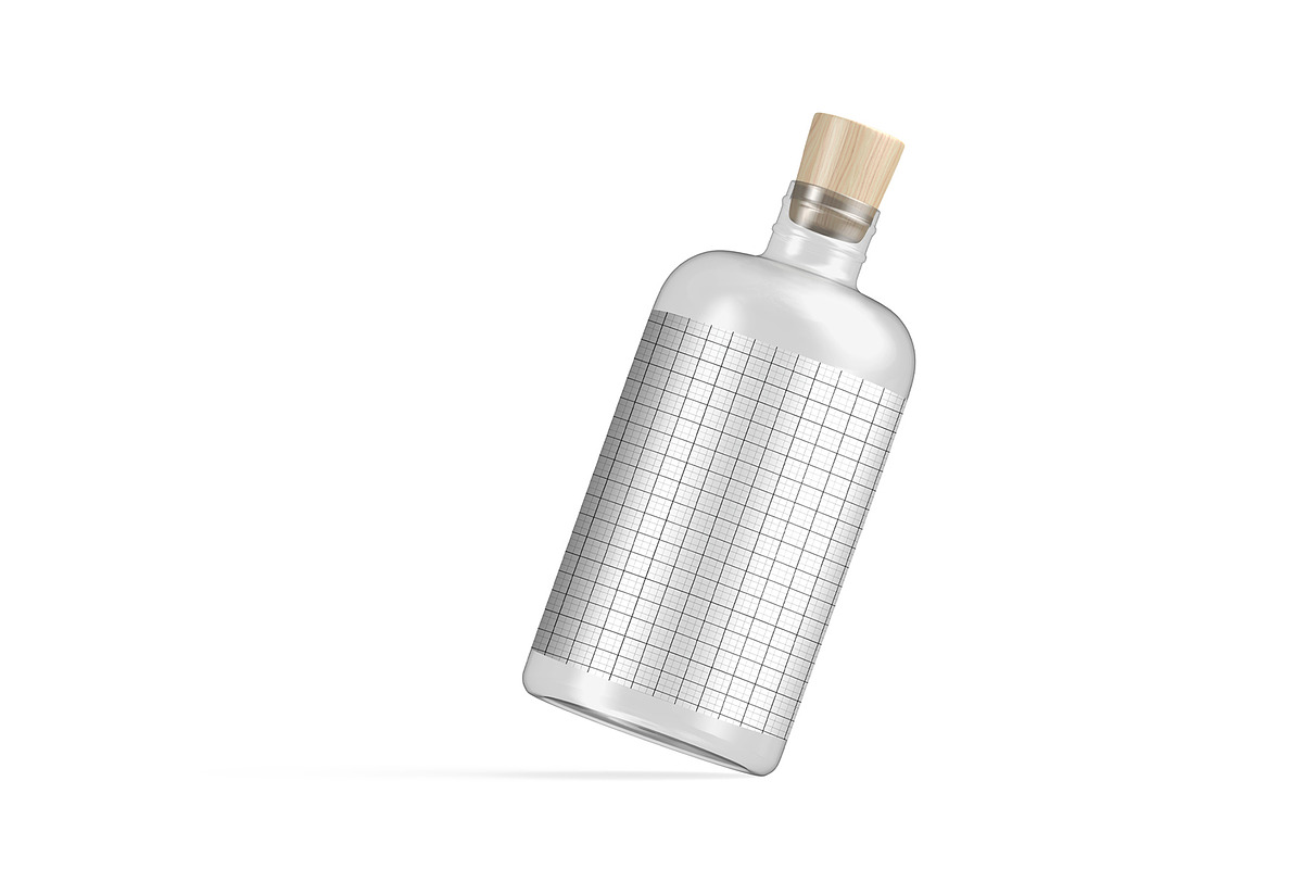 Floating Glass Bottle Mockup PSD, a Product Mockup by graphypix (Photo 4 of 4)