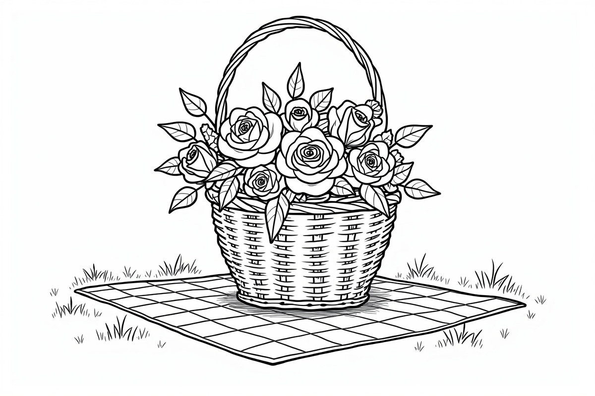 Flower Basket Bundle, an Illustration by musafir_fashion (Photo 7 of 9)