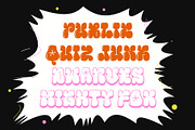 MOMO TOMO - Graffiti Pop Bubble Font, a Sans Serif Font by Casloop Studio (Thumbnail 3 of 9)