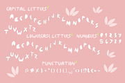 Simple Leaves - Handwritten Font, a Font by M.C. Iglesias (Thumbnail 2 of 10)
