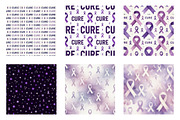 Disease Awareness Digital Papers, a Pattern Graphic by fashionaddict (Thumbnail 6 of 6)