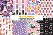 Summerween Seamless Pattern, a Pattern Graphic by Alanna Messina Design Co (Thumbnail 1 of 9)