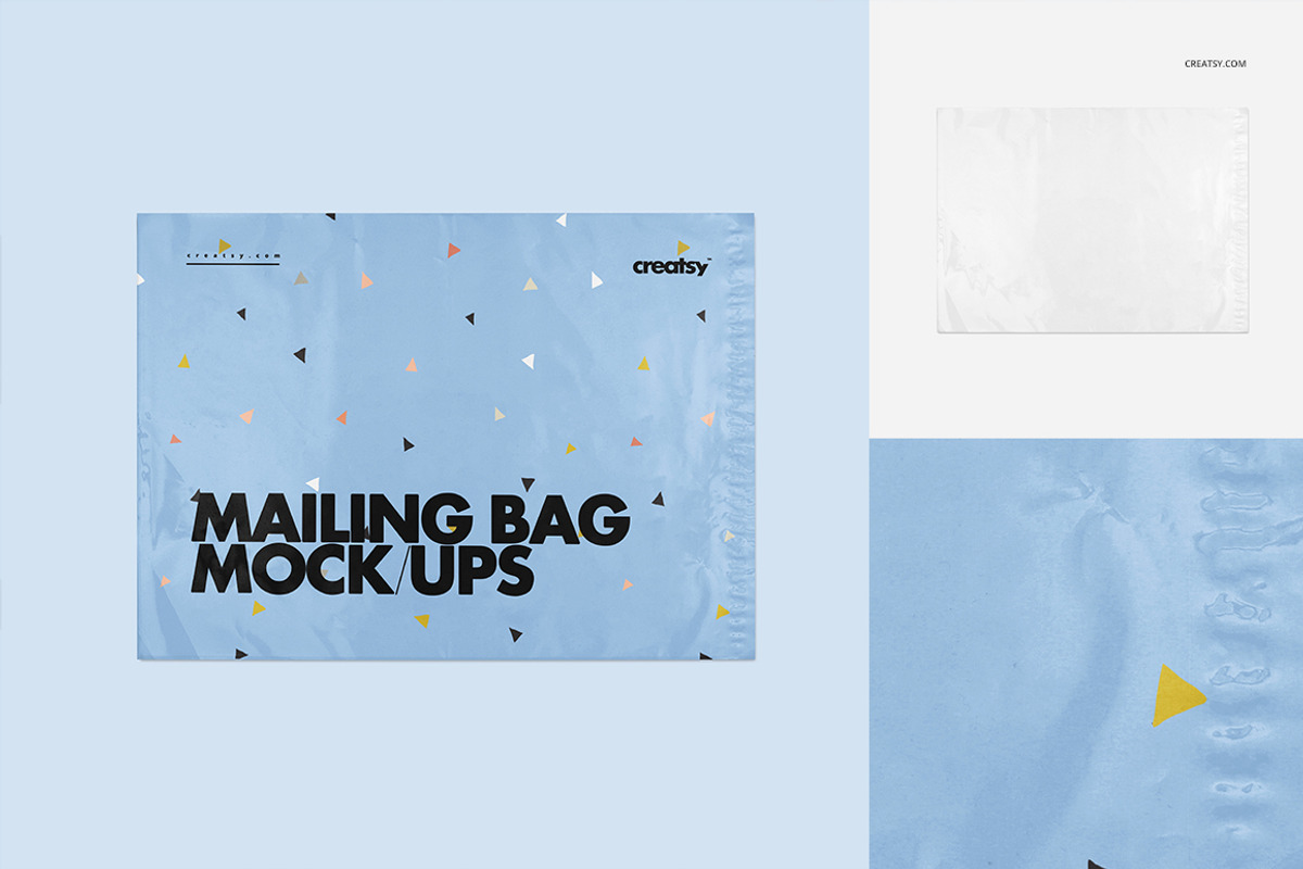 Mailing Bag Mockup Set, a Packaging Mockup by creatsy4 (Photo 6 of 9)