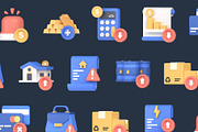 3D Recession Icon Pack, an Object 3D Model by Nate Studios (Thumbnail 7 of 8)