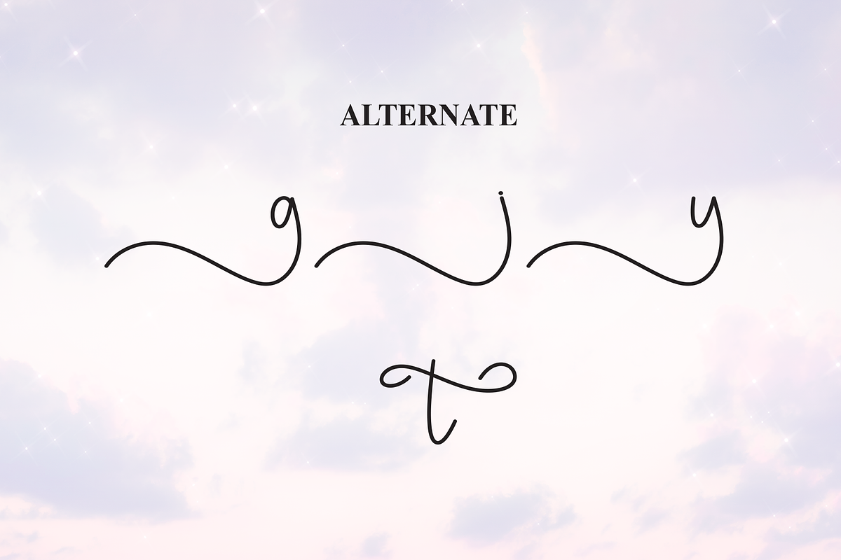 Fantasy | Script Font, a Handwritten Font by Scratchones (Photo 8 of 9)