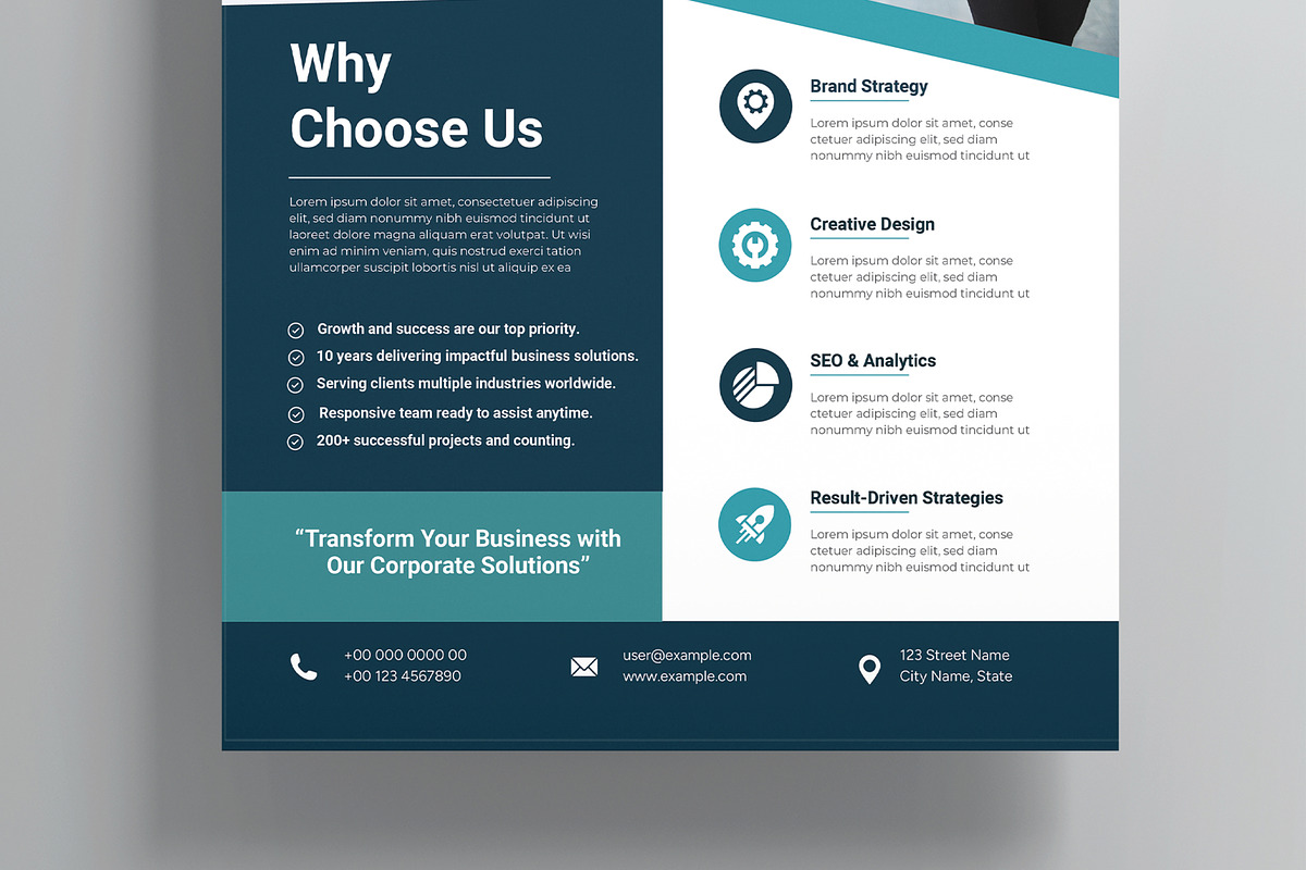 Creative Business Flyer Template preview 3