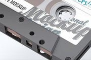 Cassette Tape Mock-Up, a Product Mockup by Se٧enStudio (Thumbnail 4 of 8)