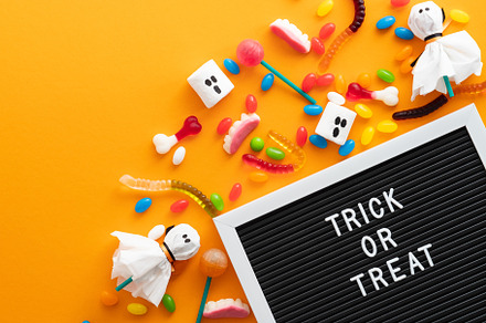Halloween sweets and letter board, a Holiday Photo by photoguns