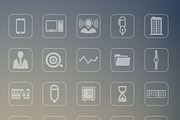 88 OFFICE icons, a Templates & Theme by Palau (Thumbnail 4 of 4)