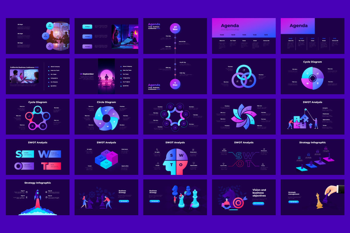 VisionX Animated PowerPoint Template, a Presentation Template by Abert (Photo 6 of 12)