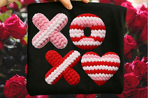 Yarn Valentine Png Valentines Xoxo, an Illustration by Craft Nest