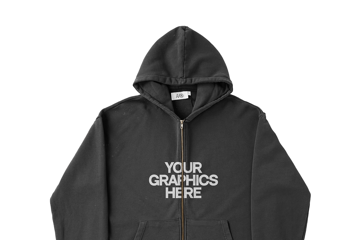 VINTAGE SEARS SUNFADE ZIP-UP HOODIEl