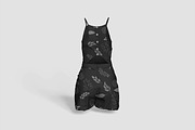Women Short Jumpsuit, a Shirt Mockup by Pixie Creative (Thumbnail 3 of 4)