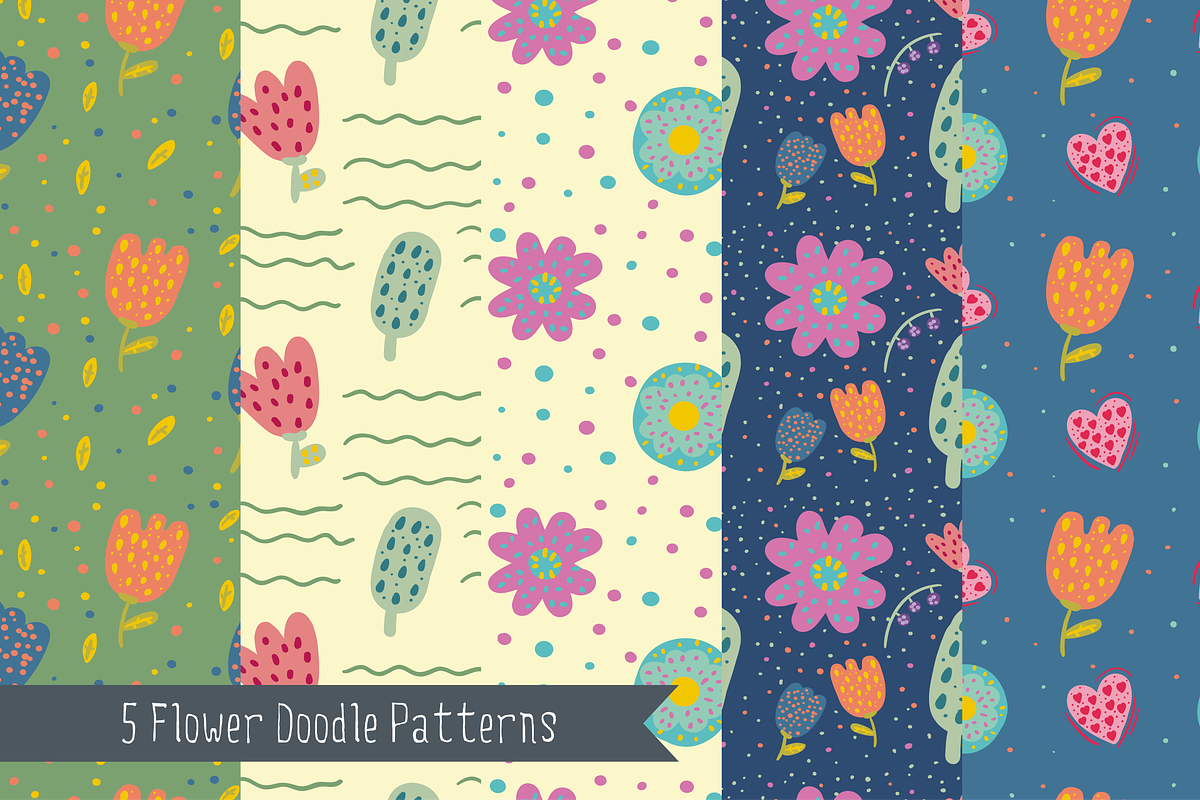 Spring herbarium, a Pattern Graphic by Kotozoid (Photo 1 of 7)