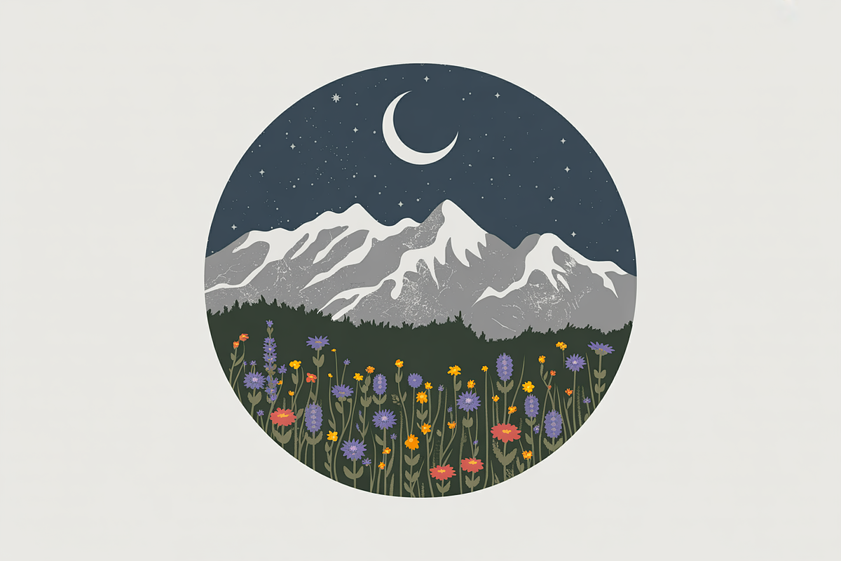 Wildflower Celestial Bundle, an Illustration by Amazin_art (Photo 11 of 11)