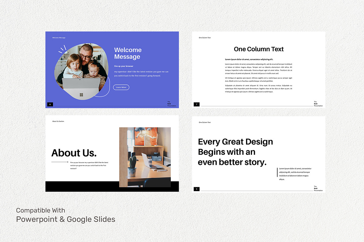 The Bold - Creative Presentation, a Presentation Template by Birka Studio (Photo 2 of 5)