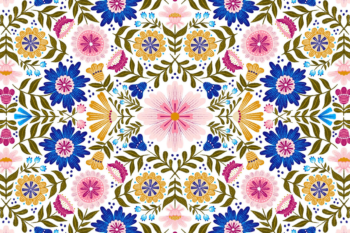 Folksy Textured Procreate Brushes 2, a Brush Add-On by On the Mark Designs (Photo 3 of 8)