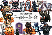 Funny Halloween Black Cat Sublimatio, an Illustration by DreamArtGraphic (Thumbnail 1 of 4)