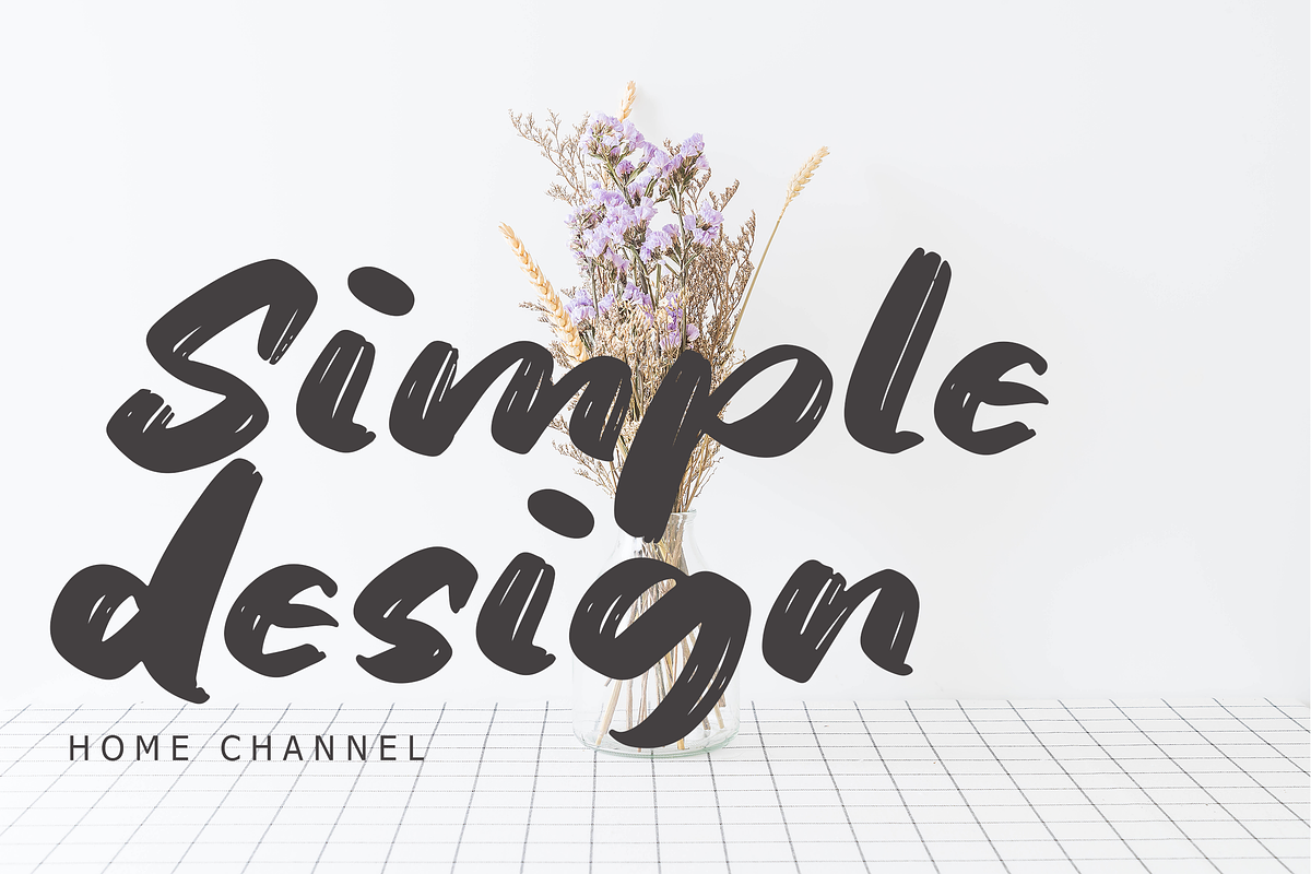 Happy Days Brush Display Font, a Font by Formatika Studio (Photo 3 of 6)