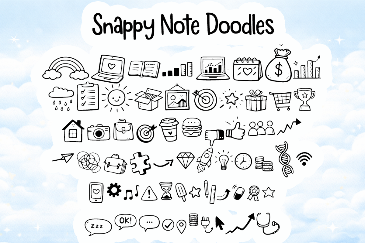 Snappy Note Playful Handwriting Font, a Handwritten Font by cocodesign (Photo 4 of 7)