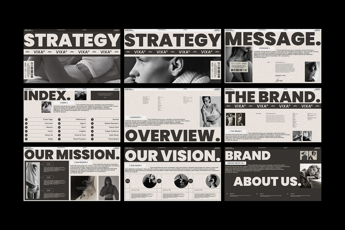 VIXA | Brand Strategy Presentation, a Presentation Template by Studio Temply (Photo 9 of 12)