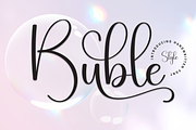 Buble | Script Font, a Handwritten Font by Scratchones (Thumbnail 1 of 9)