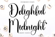 Delighful Midnight, a Handwritten Font by InermediaSTUDIO (Thumbnail 1 of 8)