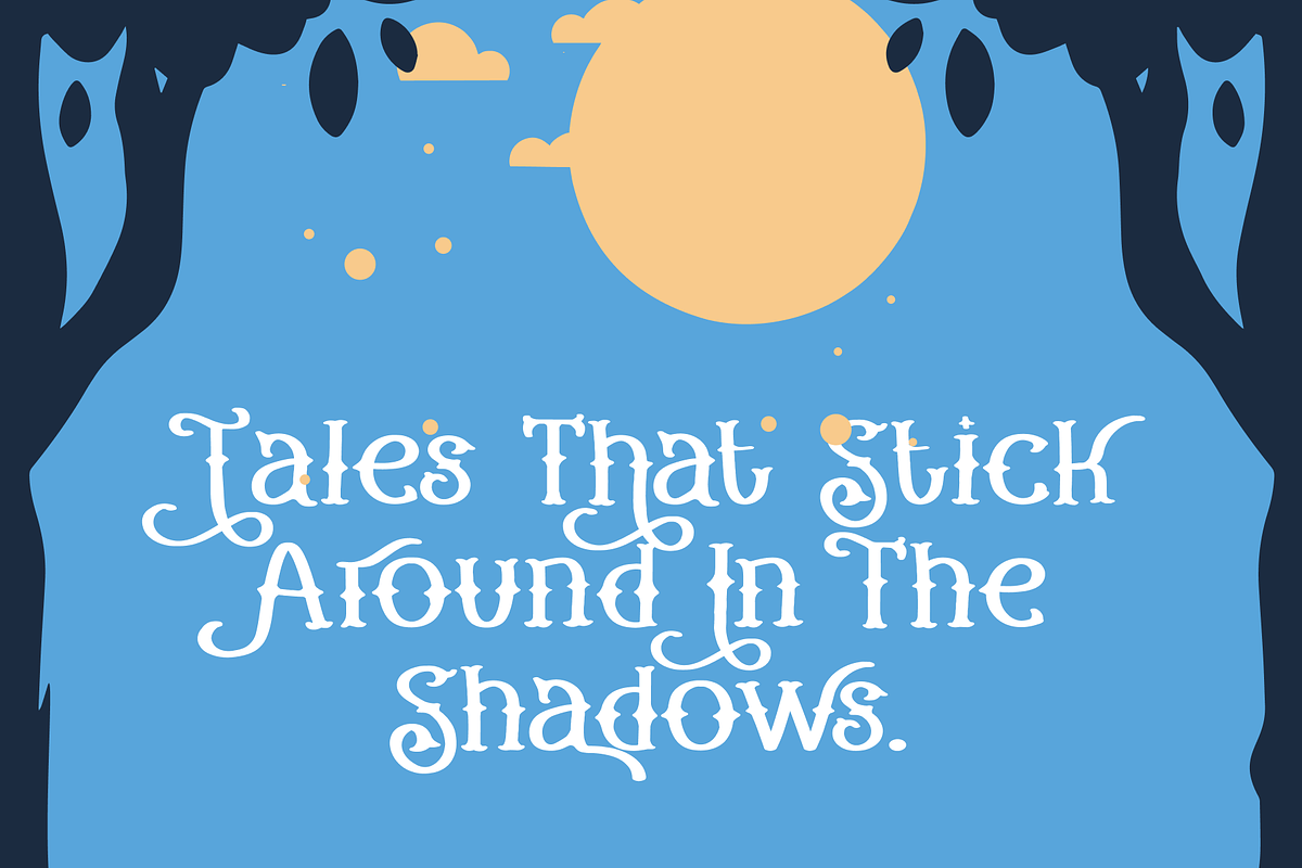 Ghost Scribe: Eerie Handwritten Font, a Handwritten Font by Helotype (Photo 6 of 8)