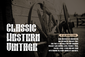 King Resmox - Western & Vintage Font