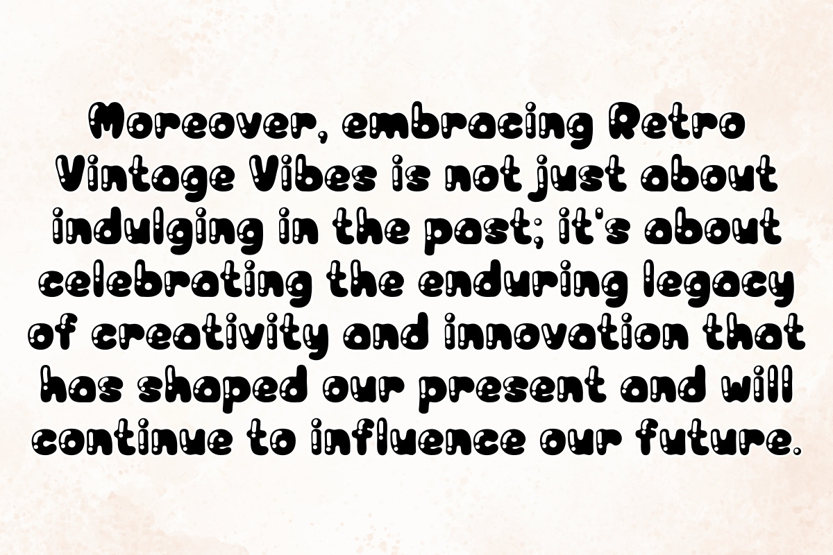 Retro Vintage Vibes - Handwritten, a Handwritten Font by Charmingbear59.design (Photo 4 of 5)