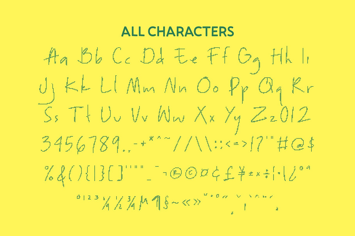 CS Bamille Disco, a Handwritten Font by Craft Supply Co. (Photo 8 of 8)