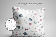 Violetta Flower Clipart and Frames, an Illustration by Emerald & Ivy Studios (Thumbnail 9 of 10)