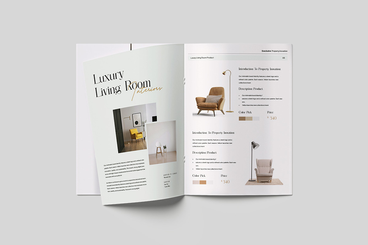Project Catalog Product Template, a Brochure Template by TMint Play (Photo 3 of 8)