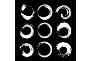 Circles Shape Brush Strokes Set., a Texture Graphic by Bigmouse_art (Thumbnail 2 of 3)