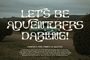 Turbard Modern Serif, a Serif Font by Cruzine (Thumbnail 2 of 9)