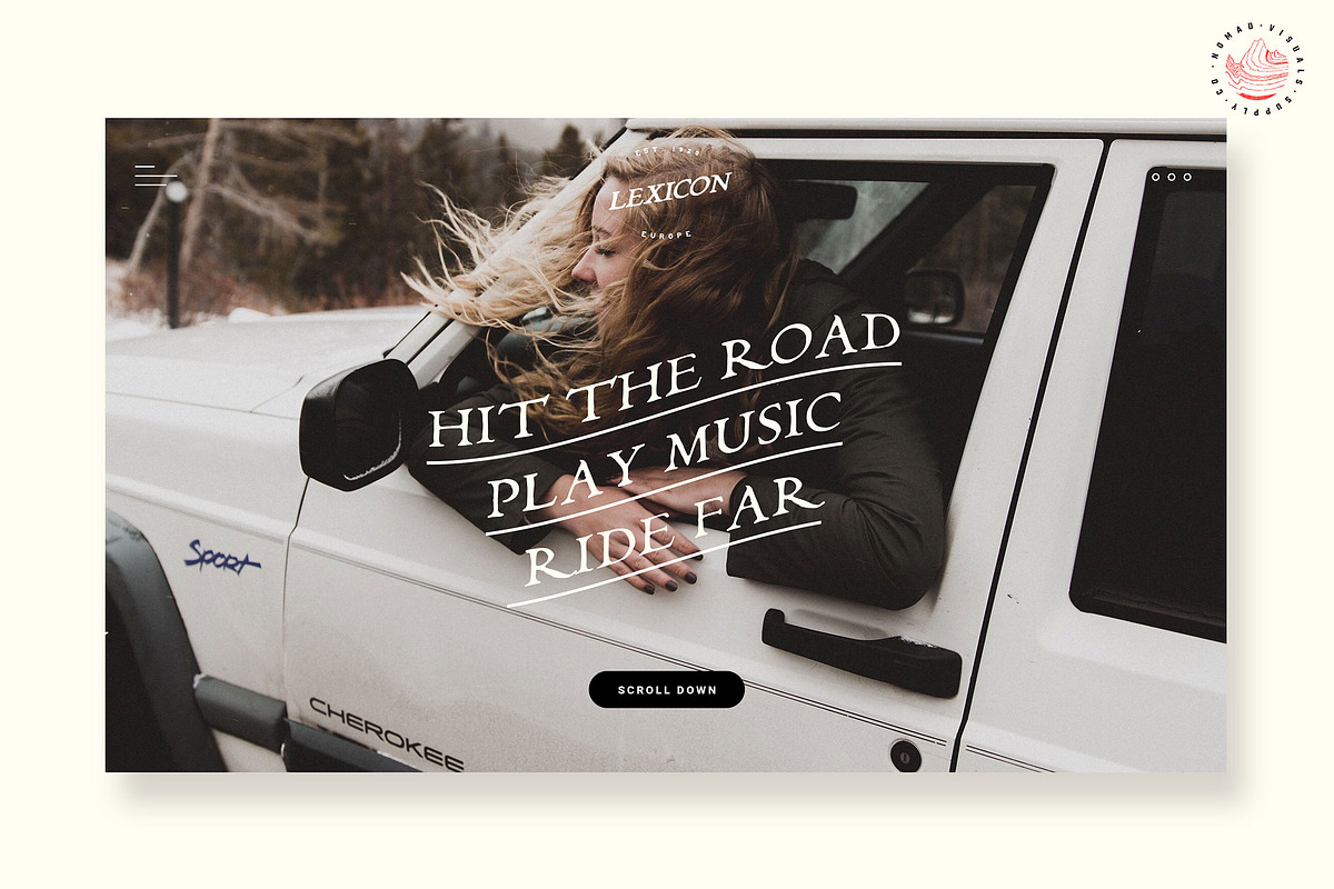 Alchemion - Display Serif Font, a Serif Font by Nomad Visuals (Photo 8 of 9)
