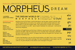 Morpheus Dream - Serif Font Family