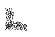 Floral Corner Ornament Vector Bundle, an Illustration by Designs_River (Thumbnail 5 of 51)