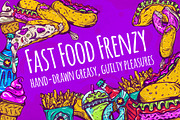 Fast Food Frenzy, a Food Illustration by melissadn (Thumbnail 2 of 6)
