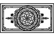 Vintage Ornamental Panel Frame, a Decorative Illustration by Designer_Momina (Thumbnail 17 of 21)