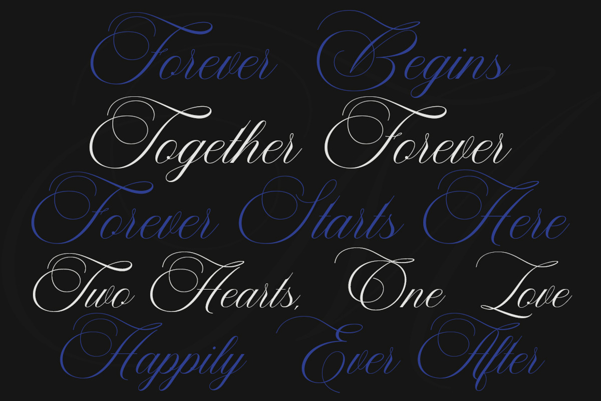 Bailentia Calligraphy, a Script Font by IM Studio (Photo 10 of 10)