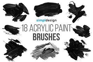 Stamp Acrylic Paint Brushes