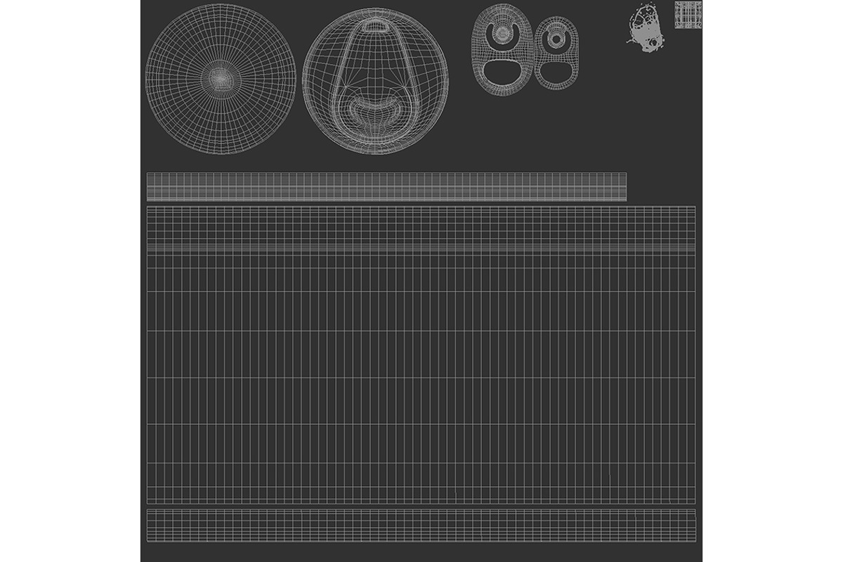 Black 330ml Can With Splash 3D Model, an Object 3D Model by rebrandy (Photo 6 of 7)