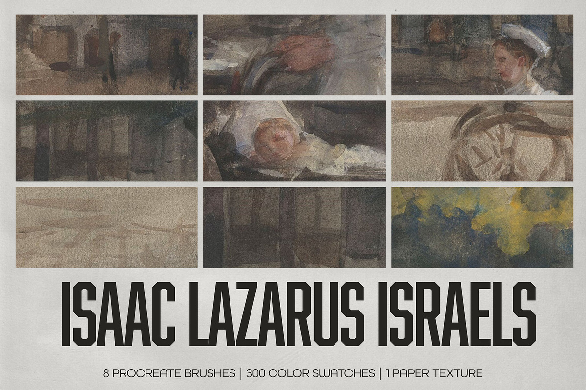 Isaac Israels Procreate Kit, a Brush Add-On by Digi Life (Photo 1 of 8)
