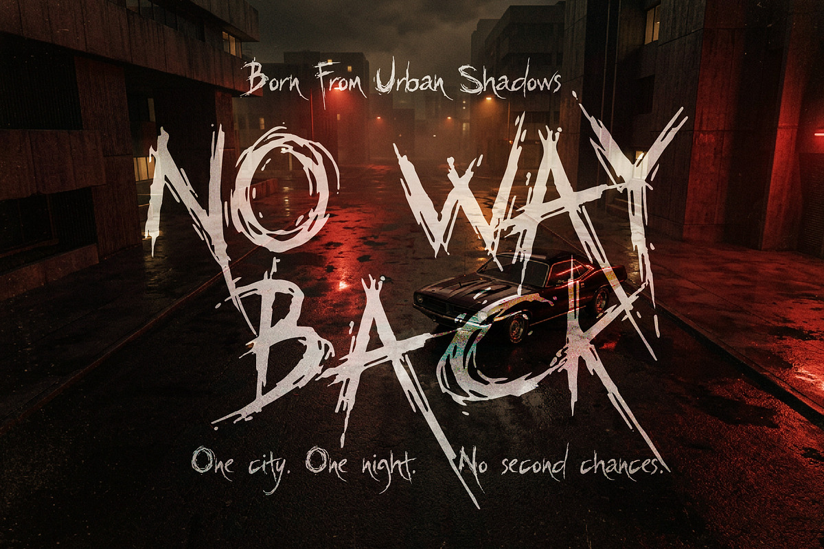 Horaz Genic - Raw Grunge Horror Font, a Handwritten Font by HypeWorksCo (Photo 3 of 15)