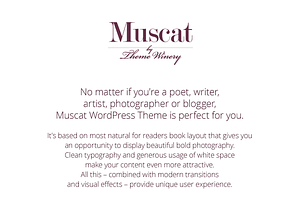 Muscat - Clean & Bold WordPress Blog