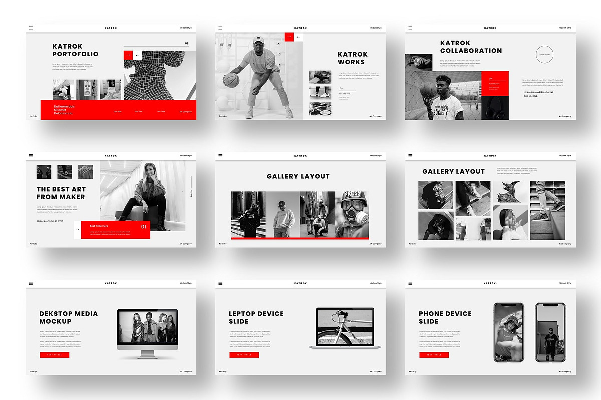 Katrok - Business Google Slide, a Presentation Template by Dens Creative Studio (Photo 4 of 6)